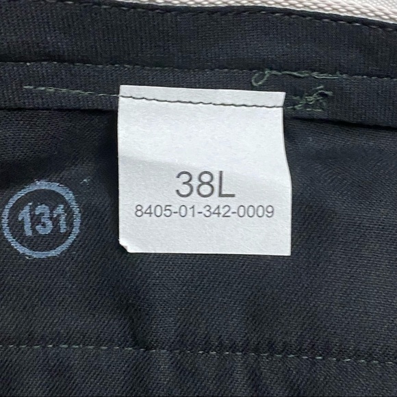 U.S.Army Green AG-489 Men’s Poly Wool Trousers Dress Pants Size 38L DSCP - Picture 8 of 10